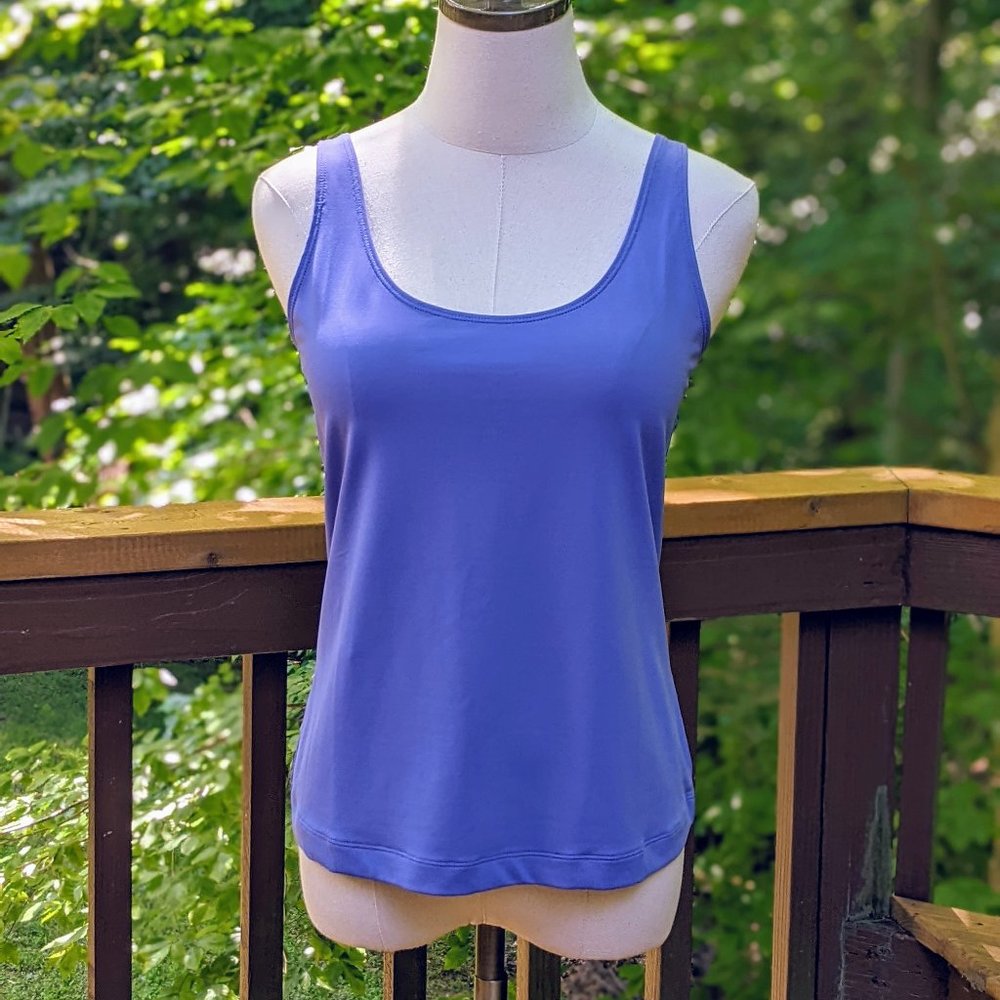 Chico's Purple Adjustable-Strap Tank Top